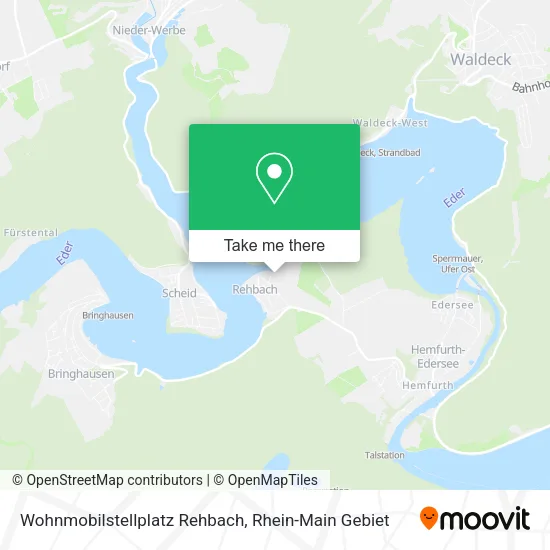 Карта Wohnmobilstellplatz Rehbach