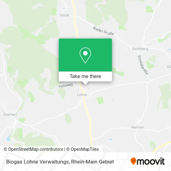 Карта Biogas Lohne Verwaltungs