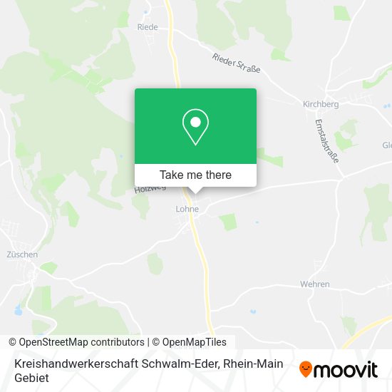 Карта Kreishandwerkerschaft Schwalm-Eder