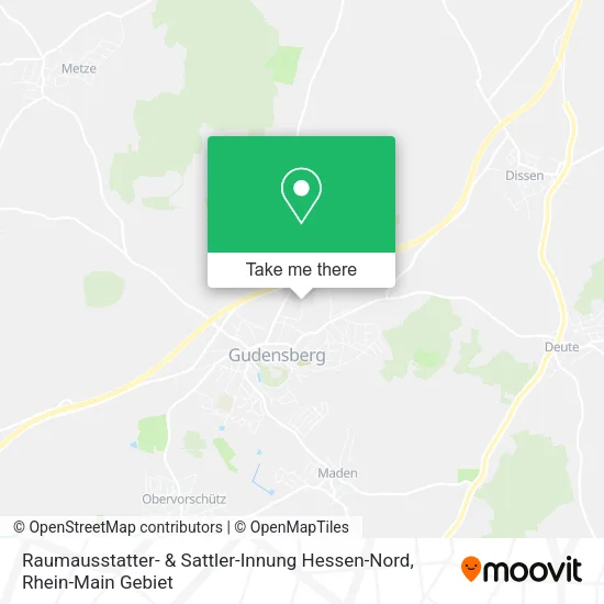 Карта Raumausstatter- & Sattler-Innung Hessen-Nord