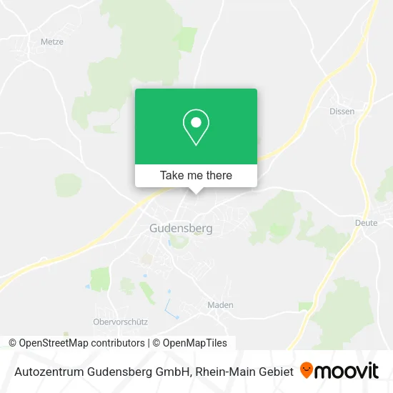 Карта Autozentrum Gudensberg GmbH