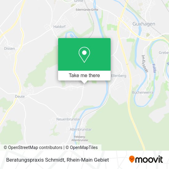 Карта Beratungspraxis Schmidt