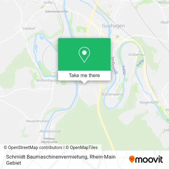 Schmidt Baumaschinenvermietung map