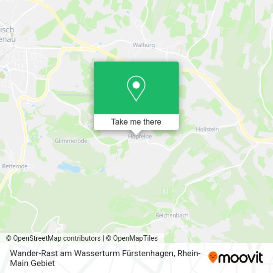 Карта Wander-Rast am Wasserturm Fürstenhagen