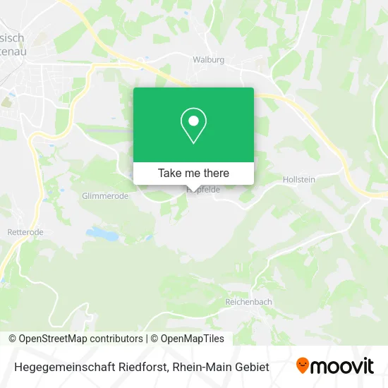 Карта Hegegemeinschaft Riedforst