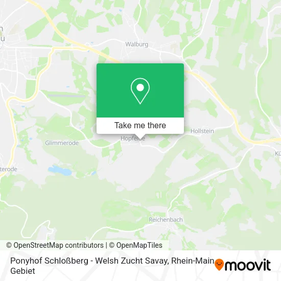 Карта Ponyhof Schloßberg - Welsh Zucht Savay