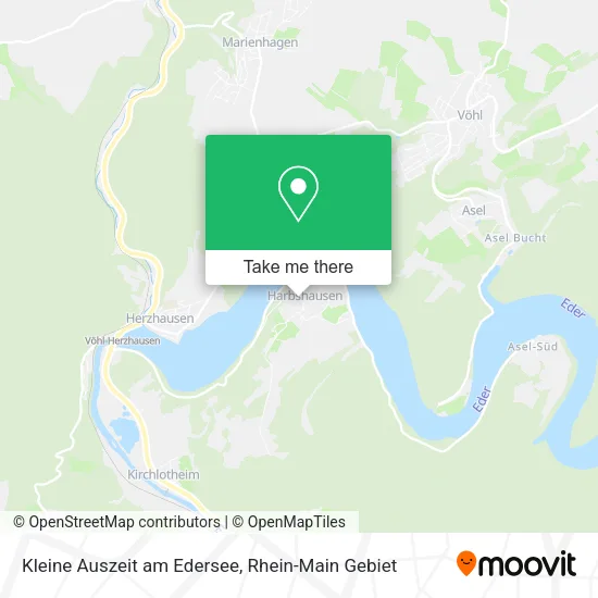 Карта Kleine Auszeit am Edersee