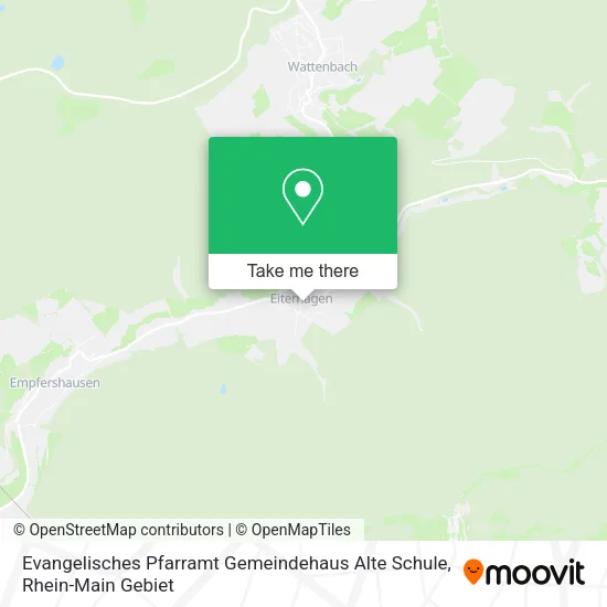Карта Evangelisches Pfarramt Gemeindehaus Alte Schule