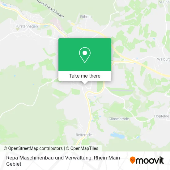 Карта Repa Maschinenbau und Verwaltung