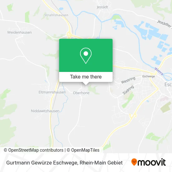 Карта Gurtmann Gewürze Eschwege