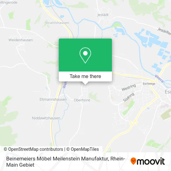 Карта Beinemeiers Möbel Meilenstein Manufaktur