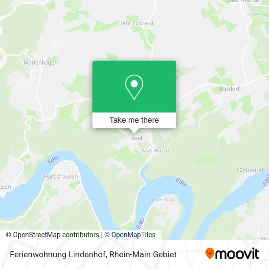 Карта Ferienwohnung Lindenhof