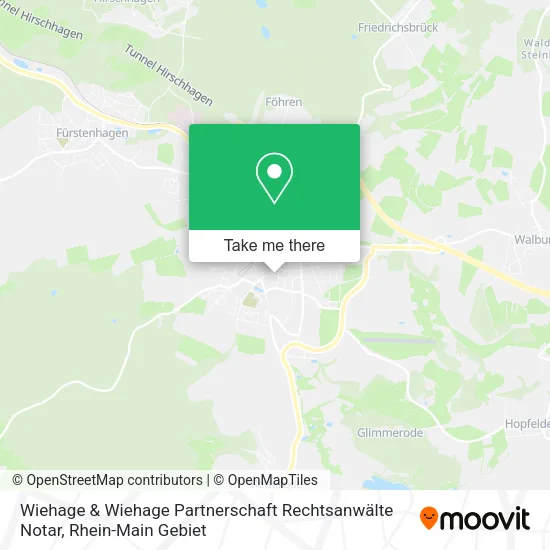 Карта Wiehage & Wiehage Partnerschaft Rechtsanwälte Notar