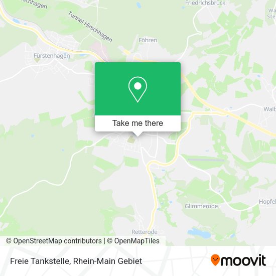 Карта Freie Tankstelle