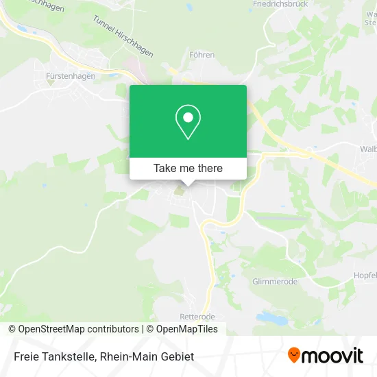 Карта Freie Tankstelle