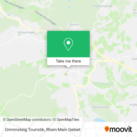Карта Grimmsteig Touristik