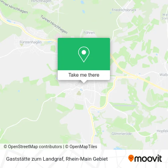 Карта Gaststätte zum Landgraf