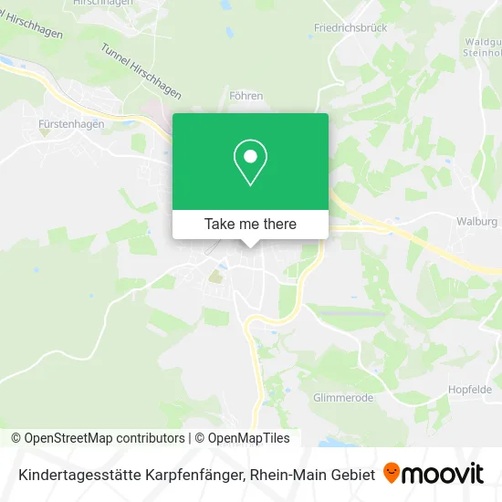 Карта Kindertagesstätte Karpfenfänger