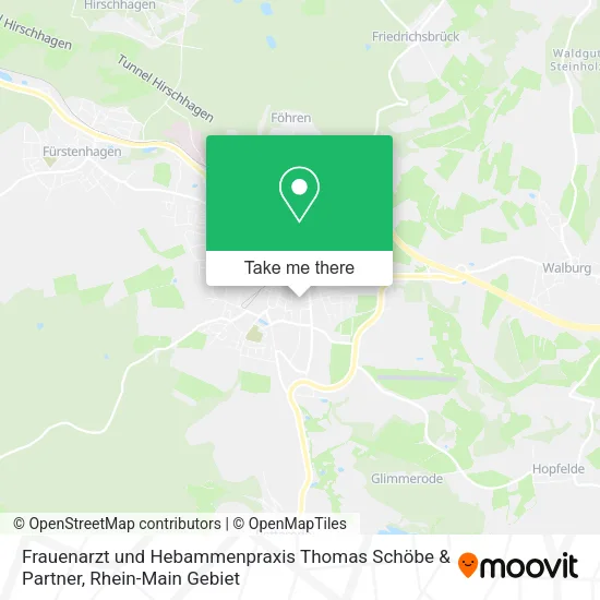 Карта Frauenarzt und Hebammenpraxis Thomas Schöbe & Partner