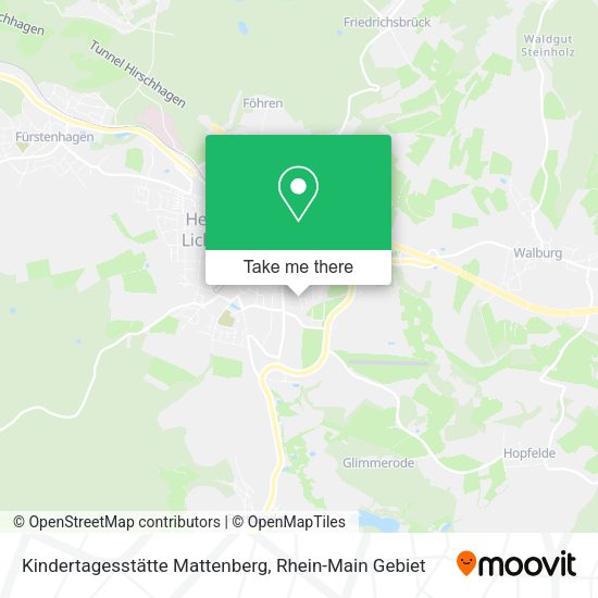 Карта Kindertagesstätte Mattenberg