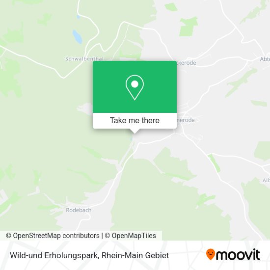 Карта Wild-und Erholungspark