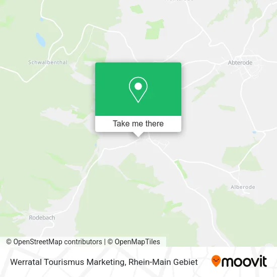 Карта Werratal Tourismus Marketing