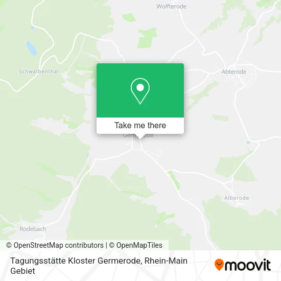 Карта Tagungsstätte Kloster Germerode