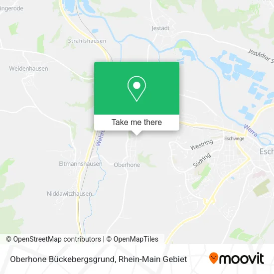 Карта Oberhone Bückebergsgrund