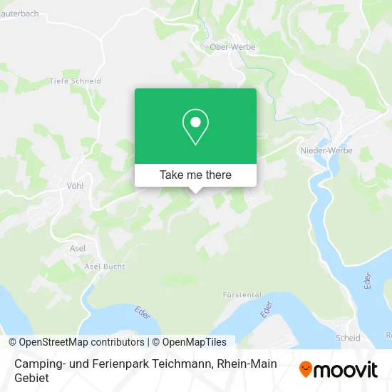 Карта Camping- und Ferienpark Teichmann
