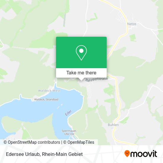 Карта Edersee Urlaub
