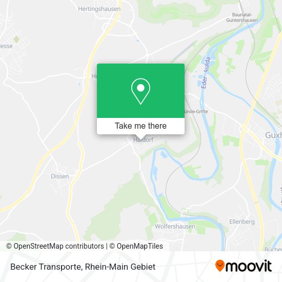 Карта Becker Transporte