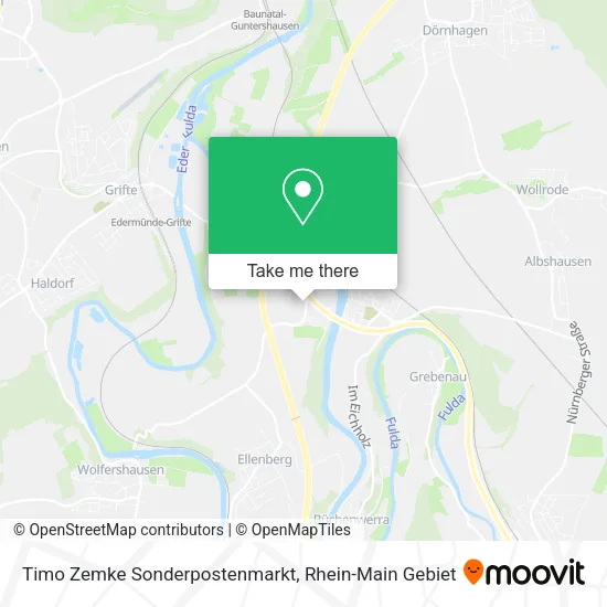 Карта Timo Zemke Sonderpostenmarkt