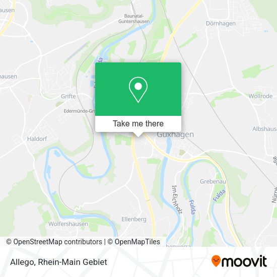 Карта Allego
