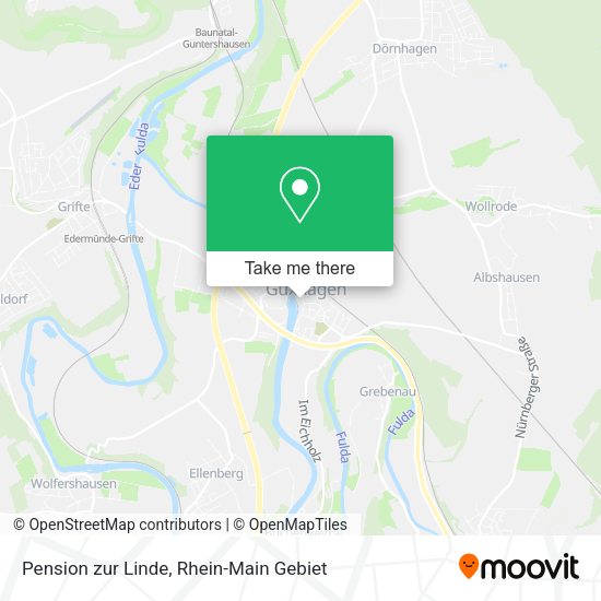 Карта Pension zur Linde