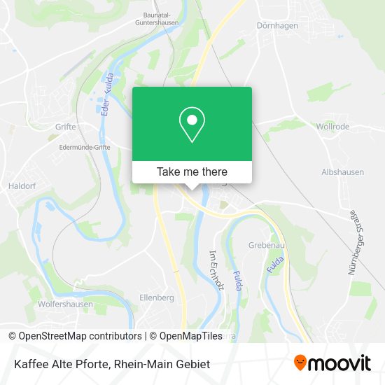 Карта Kaffee Alte Pforte