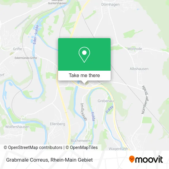 Grabmale Correus map