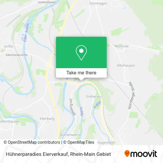 Карта Hühnerparadies Eierverkauf