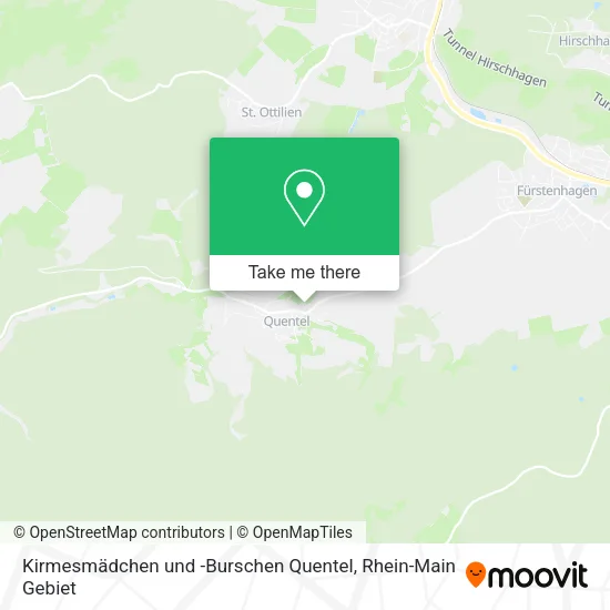 Карта Kirmesmädchen und -Burschen Quentel