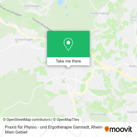 Карта Praxis für Physio.- und Ergotherapie Gamradt