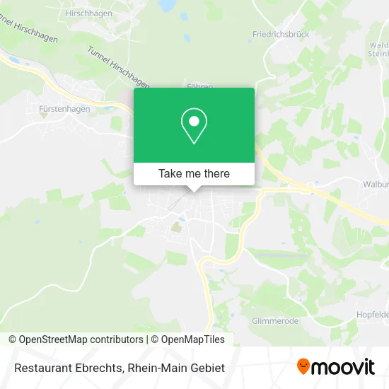 Карта Restaurant Ebrechts