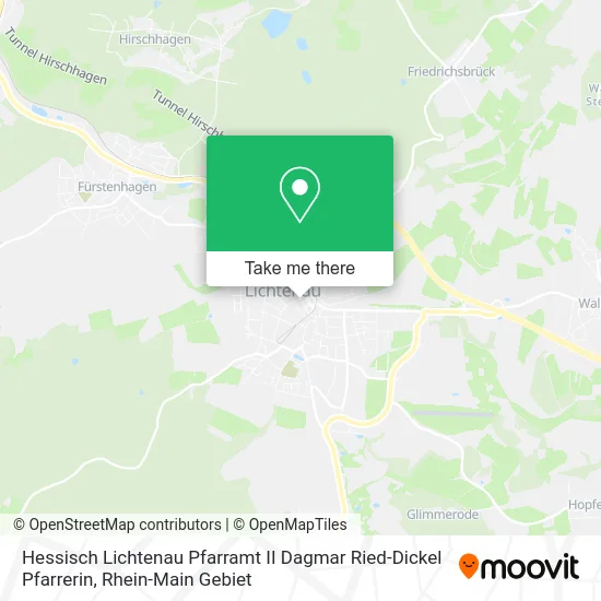 Hessisch Lichtenau Pfarramt II Dagmar Ried-Dickel Pfarrerin map