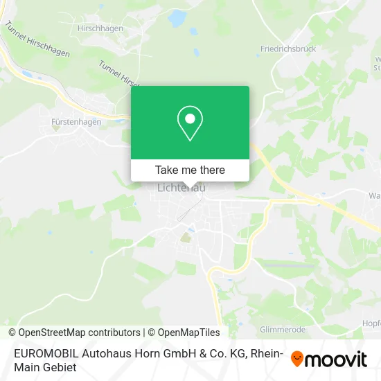 EUROMOBIL Autohaus Horn GmbH & Co. KG map