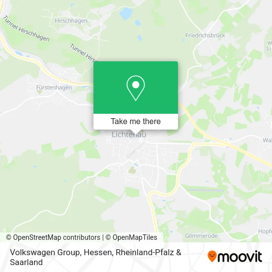 Карта Volkswagen Group