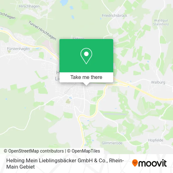 Карта Helbing Mein Lieblingsbäcker GmbH & Co.