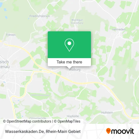 Карта Wasserkaskaden.De