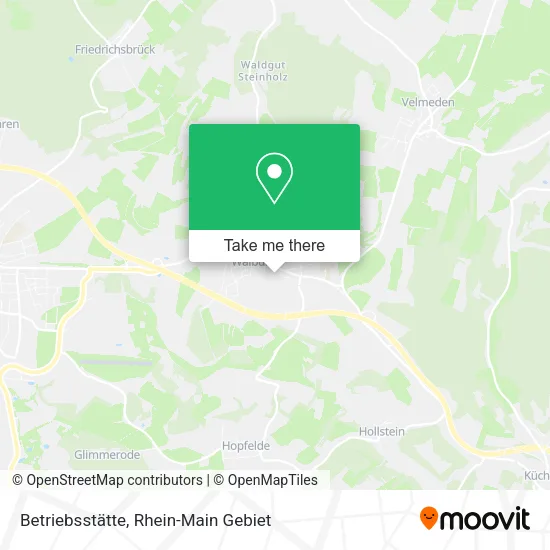 Карта Betriebsstätte