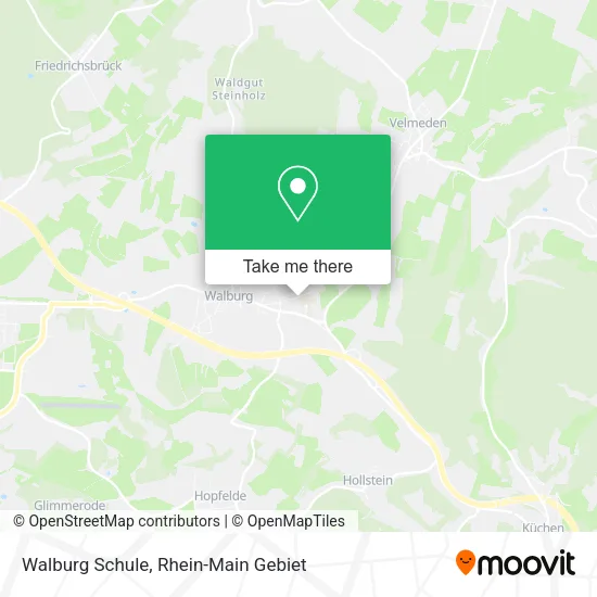 Карта Walburg Schule
