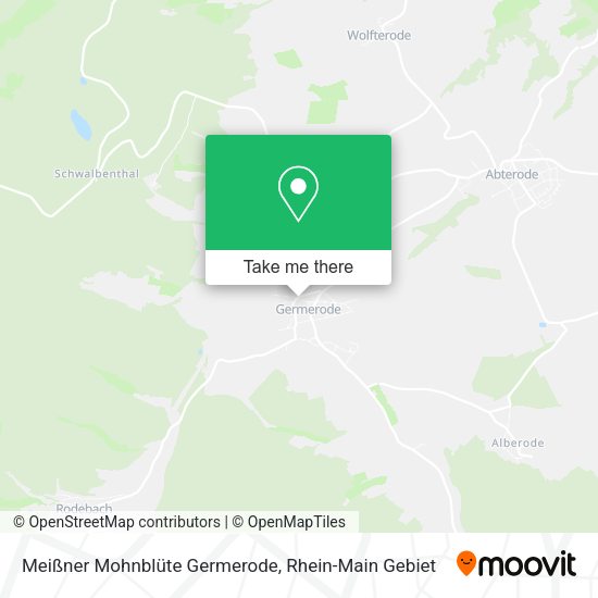 Карта Meißner Mohnblüte Germerode