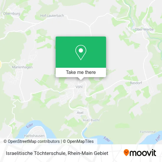 Карта Israelitische Töchterschule