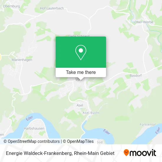 Карта Energie Waldeck-Frankenberg